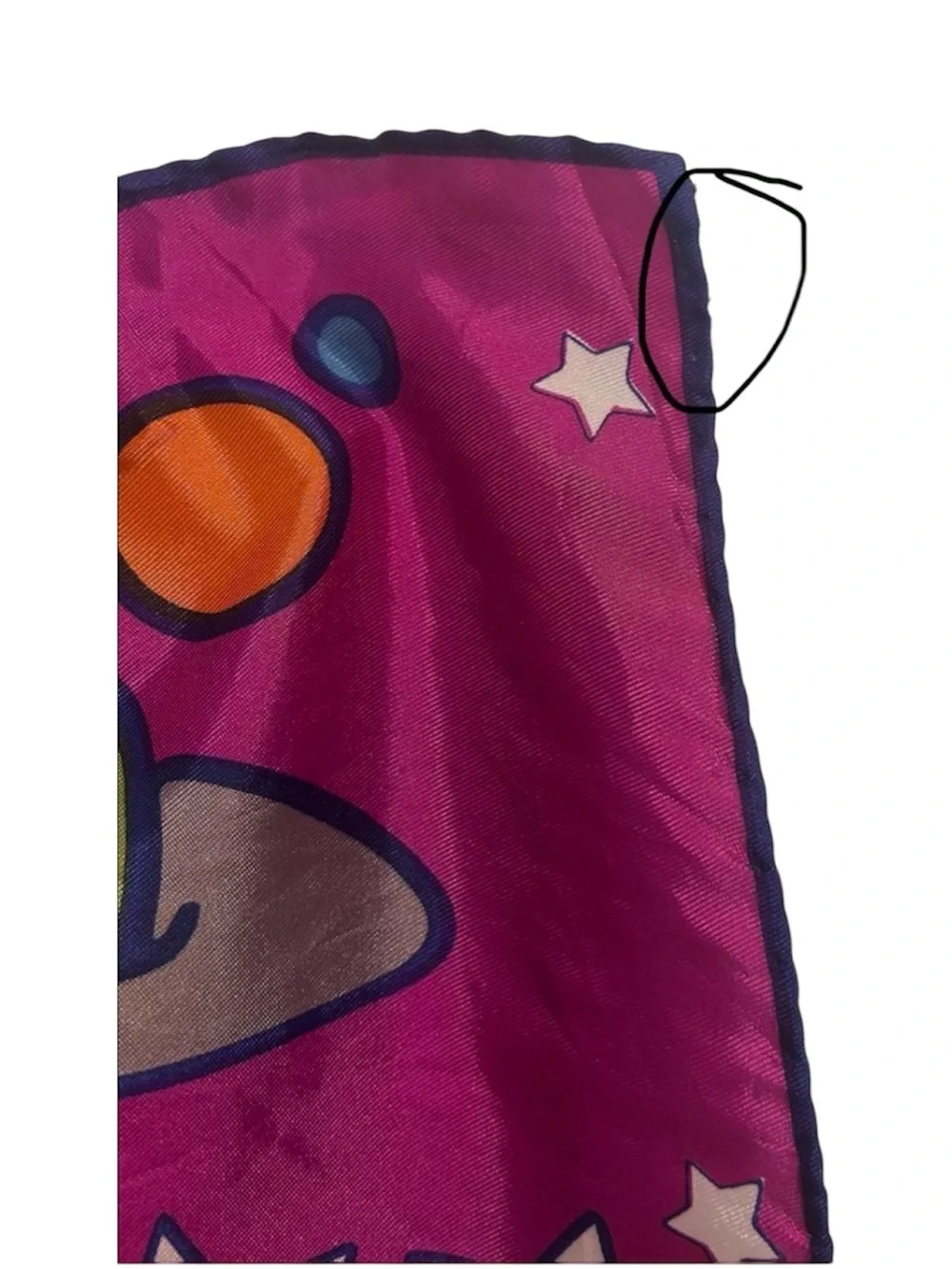 Vintage 60’s-70’s peter max Psychedelic “Cosmic Jumper” Silk Scarf - Picture 8 of 8